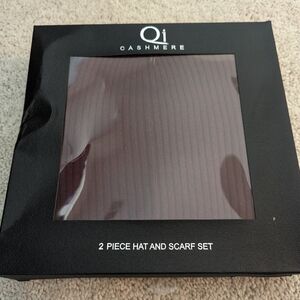 2PC set Cashmere Hat and Scarf